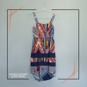 Band of Gypsies Aztec Tribal, High / Low Dress